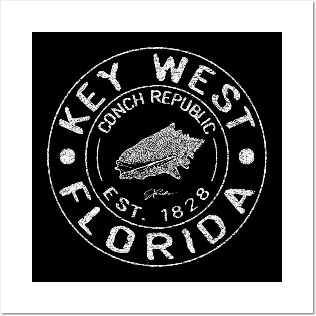 Key West, Florida, Conch Republic, Est. 1828 Wall Art by jcombs